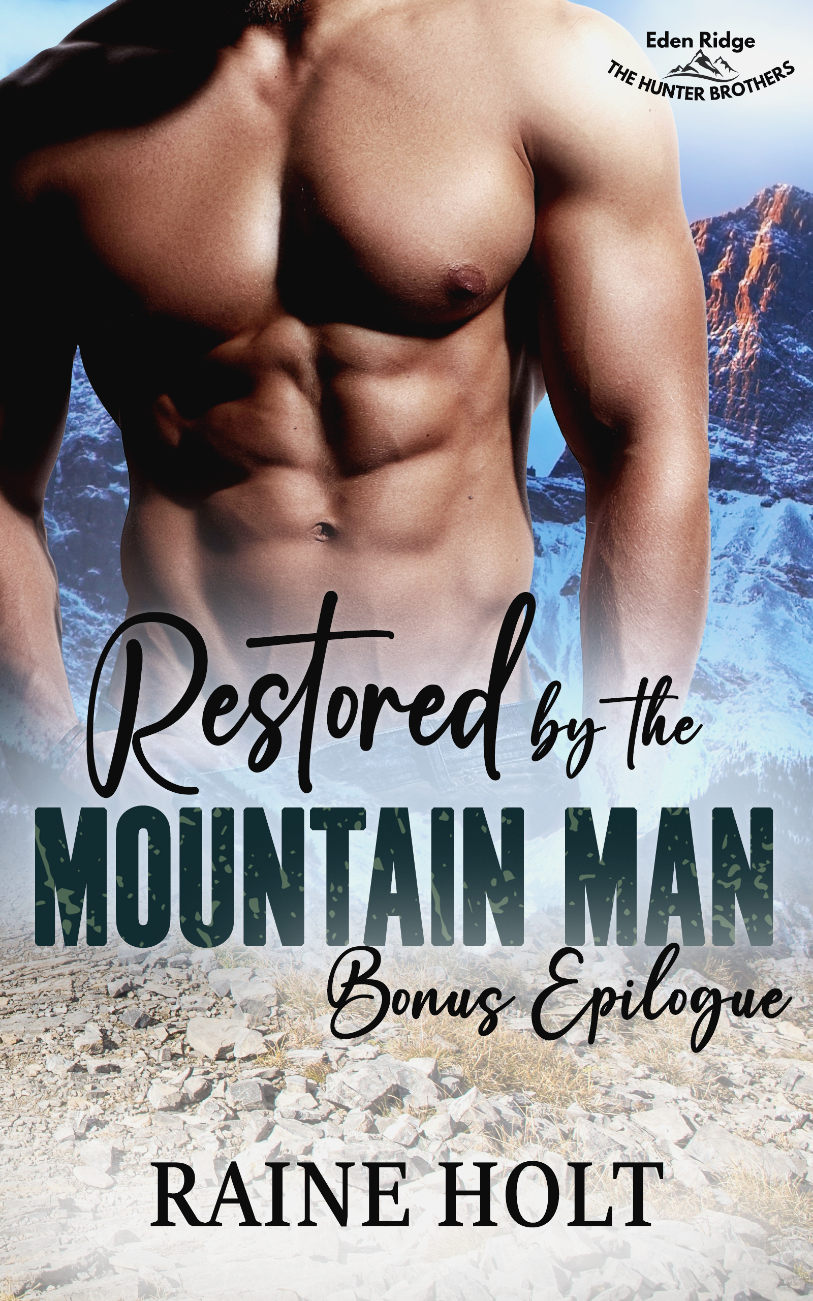 Restored By The Mountain Man Bonus Epilogue Cover JPG Sheltered By The Forbidden Mountain Man Cover JPG